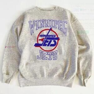 Nhl Hockey Winnipeg Jets Graphic Ash Sweatshirt Unisex Elbertfranklin5